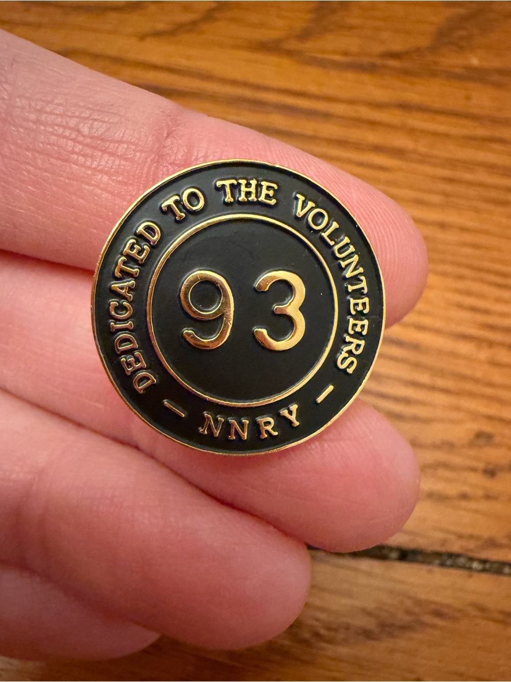 NEVADA NORTHERN RAILWAY NNRY COMMEMORATIVE 93 LAPEL PIN